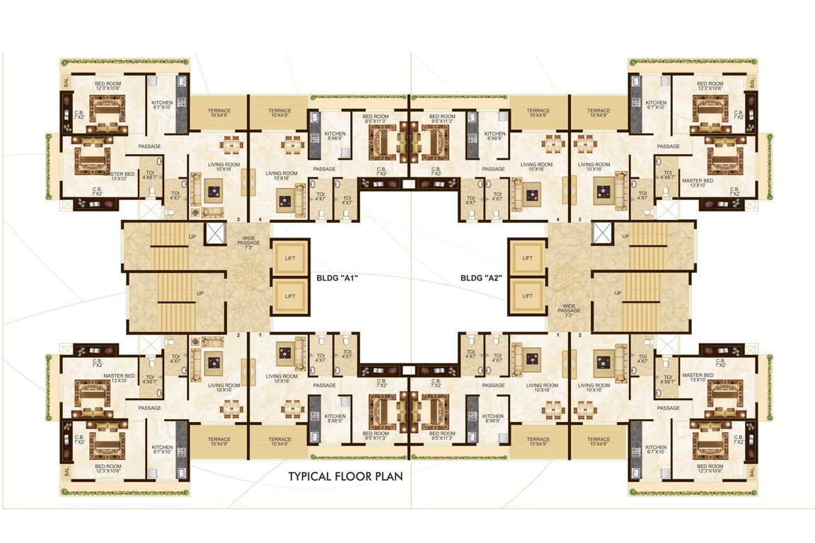 Images for Cluster Plan of Aakash Amber Ellance