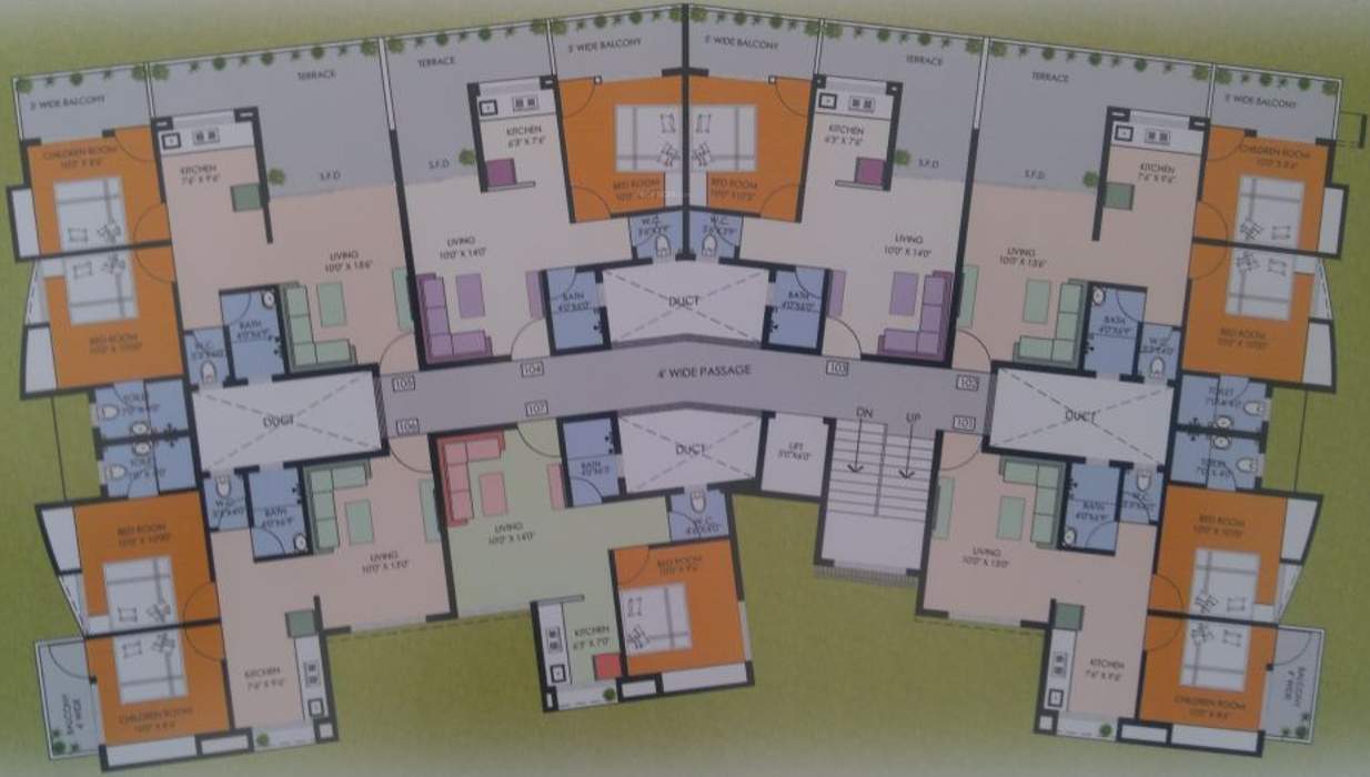 Images for Cluster Plan of A P Shree Gajanan Fortune City