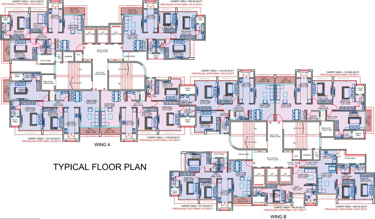 Images for Cluster Plan of Meeti Redevelopment of New Kamal Kunj CHS Ltd