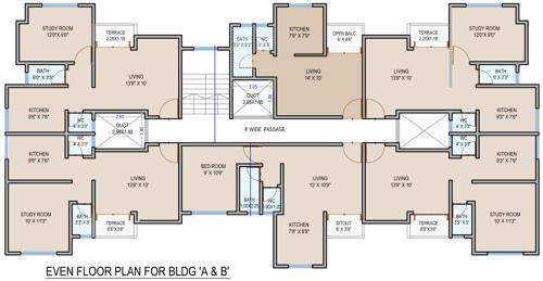 Images for Cluster Plan of Oswal Namo Panchratna Residency