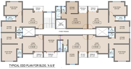 Images for Cluster Plan of Oswal Namo Panchratna Residency