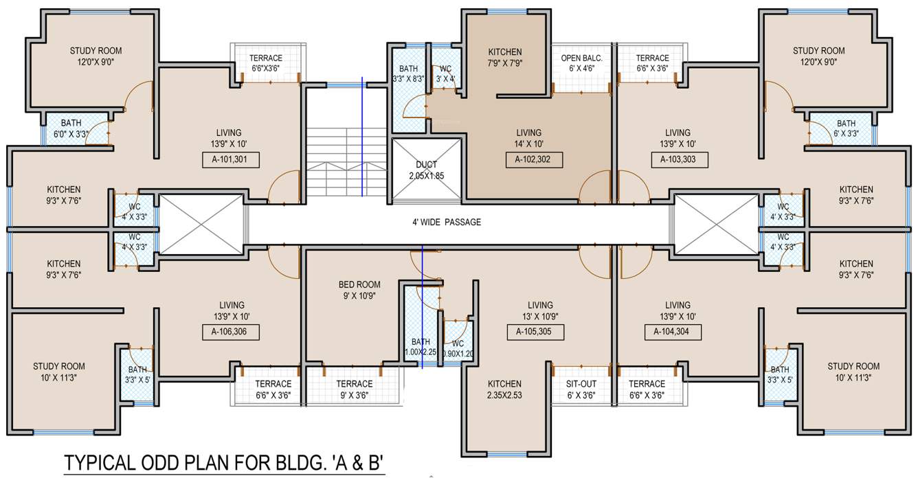 Images for Cluster Plan of Oswal Namo Panchratna Residency