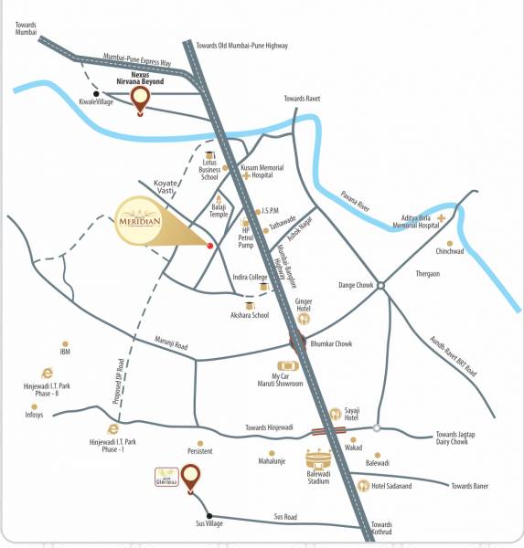 meridian Location Plan