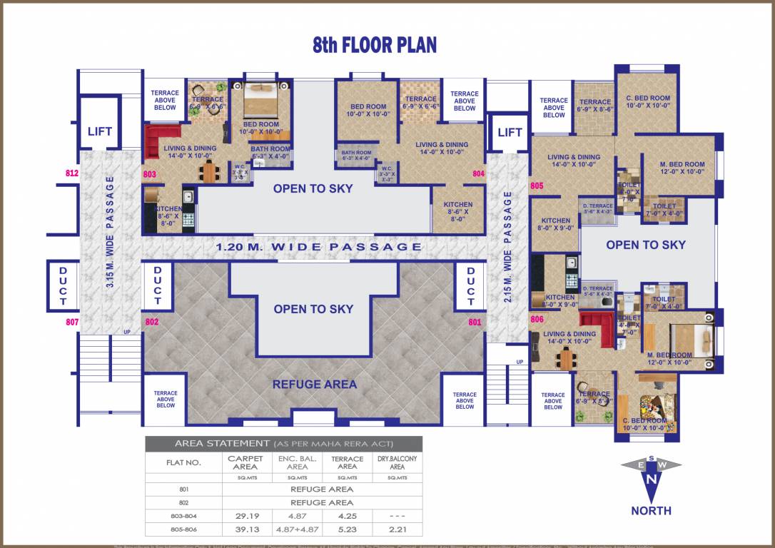  snehangan residency C Building Cluster Plan