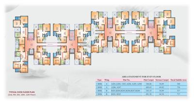  swapnpurti-residency Swapnpurti Residency J1 Building Cluster Plan