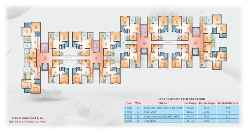  swapnpurti-residency Swapnpurti Residency J1 Building Cluster Plan