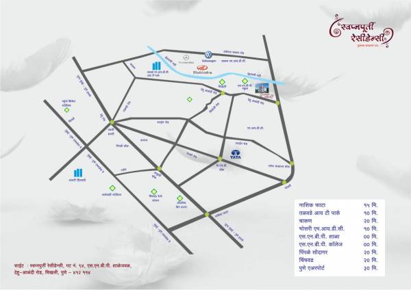  swapnpurti-residency Location Plan
