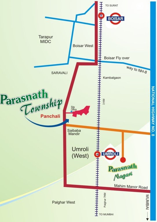 Images for Location Plan of Shreenath Parasnath Township Building No 4