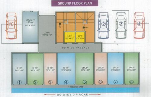 Images for Cluster Plan of Shubham Shree Hari Darshan Building No 7
