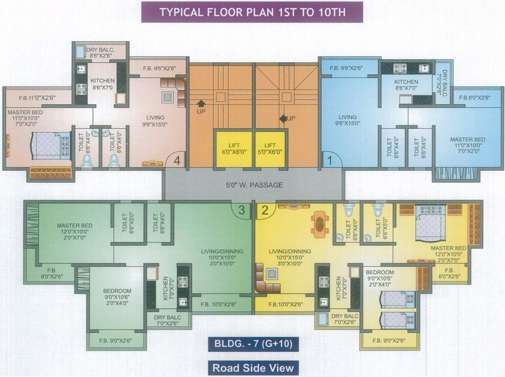 Images for Cluster Plan of Shubham Shree Hari Darshan Building No 7