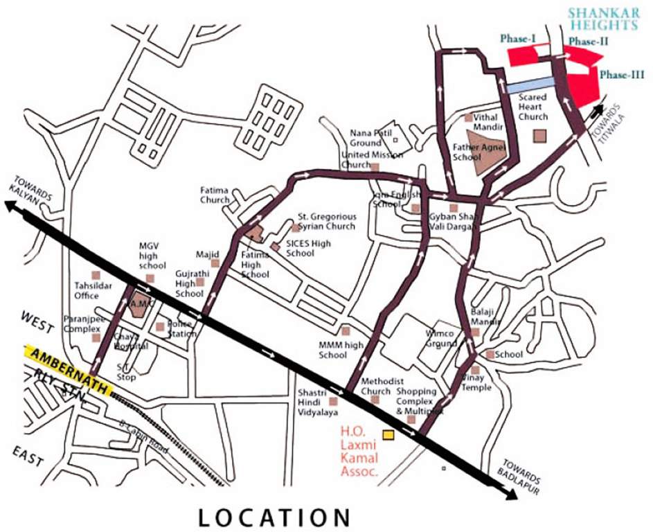 Images for Location Plan of Laxmi Shankar Heights Phase 3