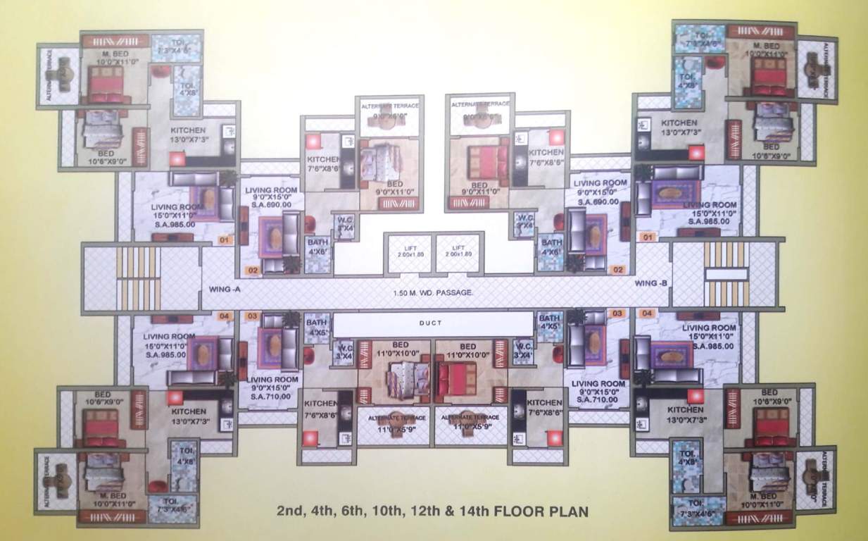 Images for Cluster Plan of Gauri Vinayak Eknath Enclave