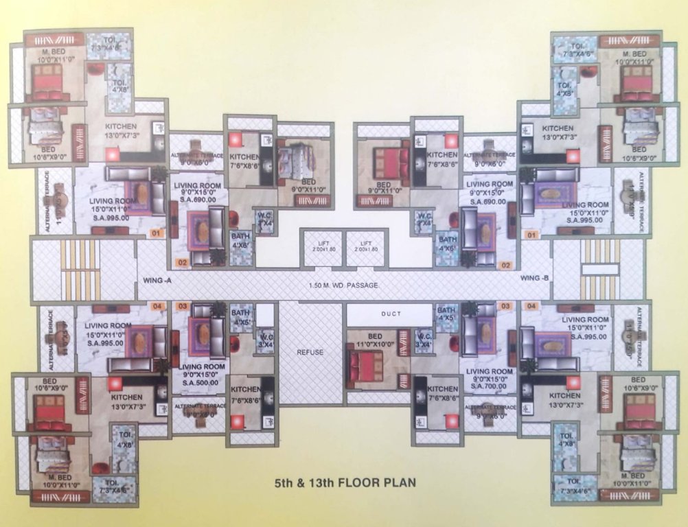 Images for Cluster Plan of Gauri Vinayak Eknath Enclave