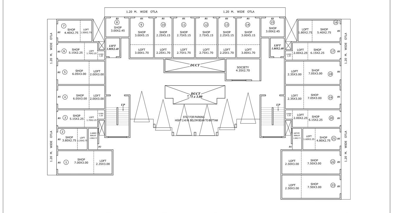  garden estate GARDEN ESTATE Cluster Plan for ground Floor