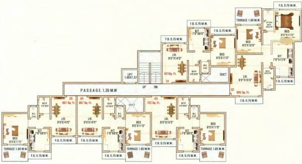 Images for Cluster Plan of Saket Seasons Elite