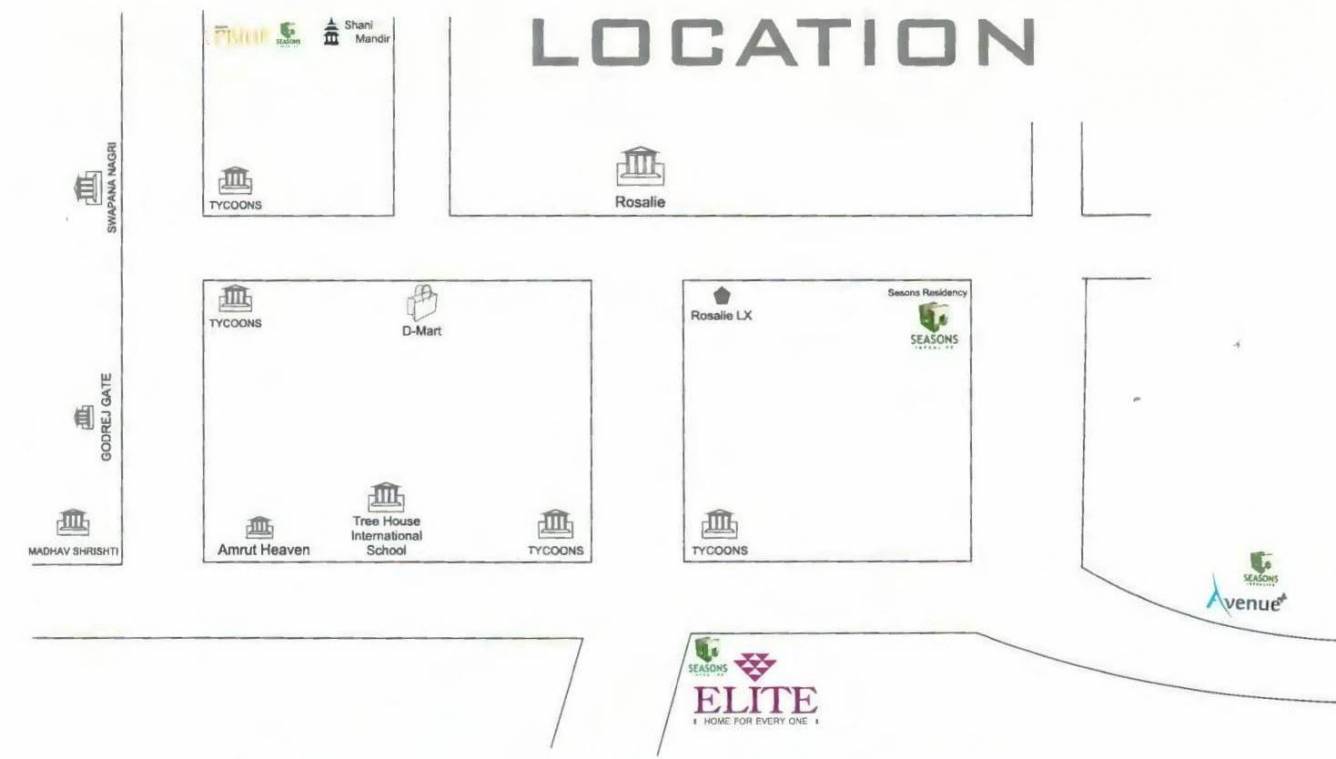 Images for Location Plan of Saket Seasons Elite