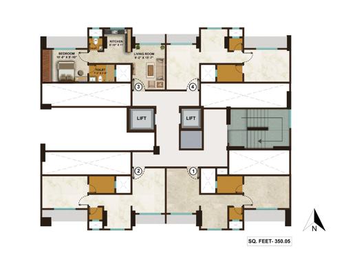  jay-krishna SHREE 123 Cluster Plan from 1st to 5th Floor