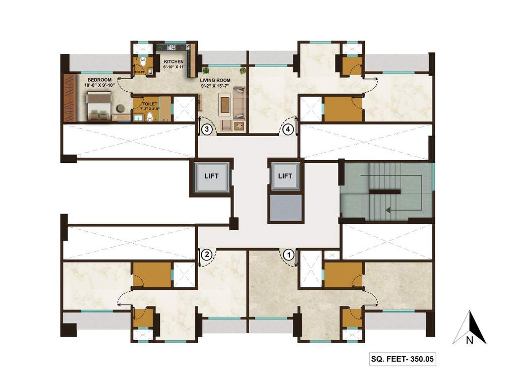  jay krishna SHREE 123 Cluster Plan from 1st to 5th Floor