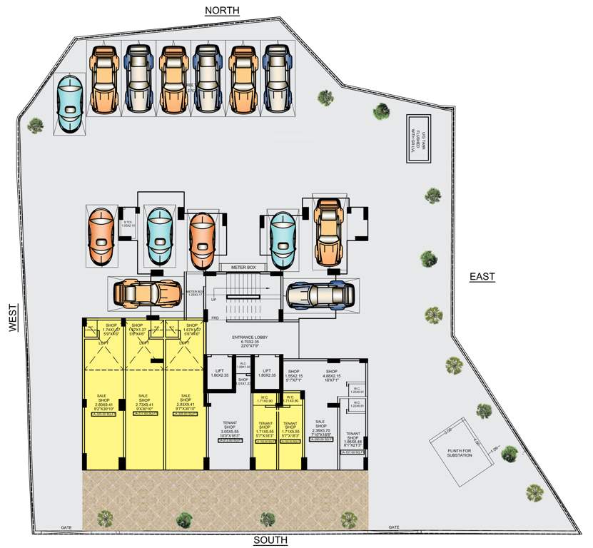  chetna kunj chs Typical Ground Floor Plan Of Chetna Kunj 