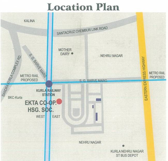 Images for Location Plan of Rachana Nehru Nagar Ekta CHSL