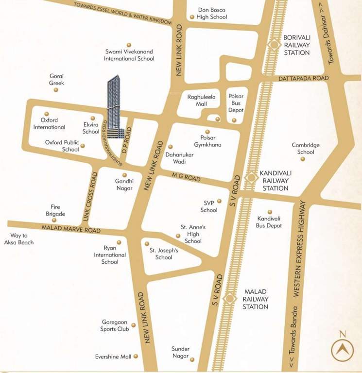  jeevan heights Location Plan