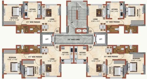  nirlon-soc-building-no-11-12-and-13 Nirlon Employees CHS Ltd Cluster Plan
