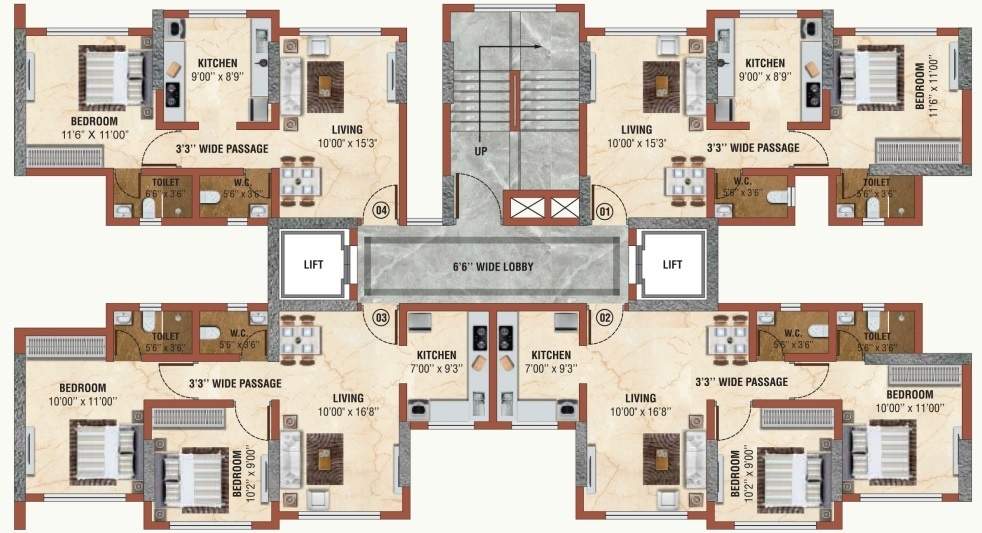  nirlon soc building no 11 12 and 13 Nirlon Employees CHS Ltd Cluster Plan