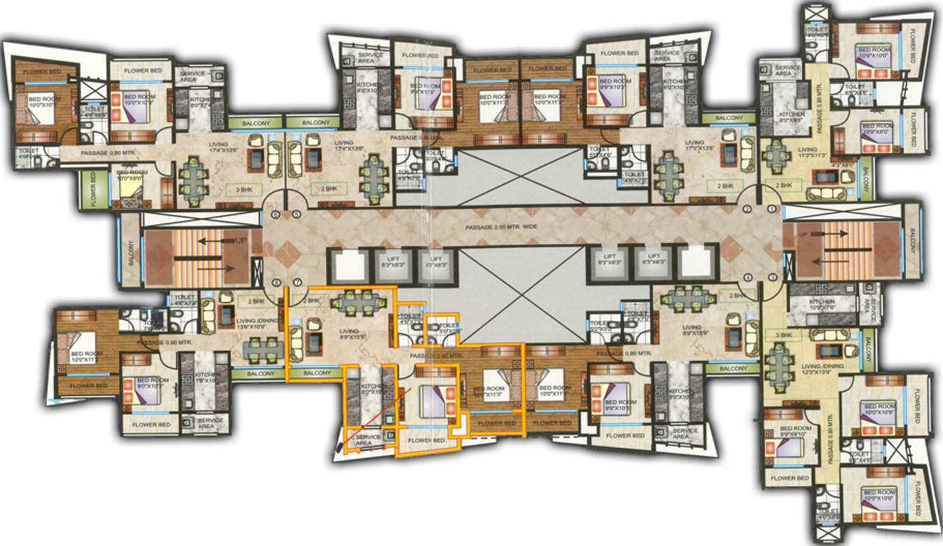 Images for Cluster Plan of Pattathu Pearl Residency Wing A Residential Phase I