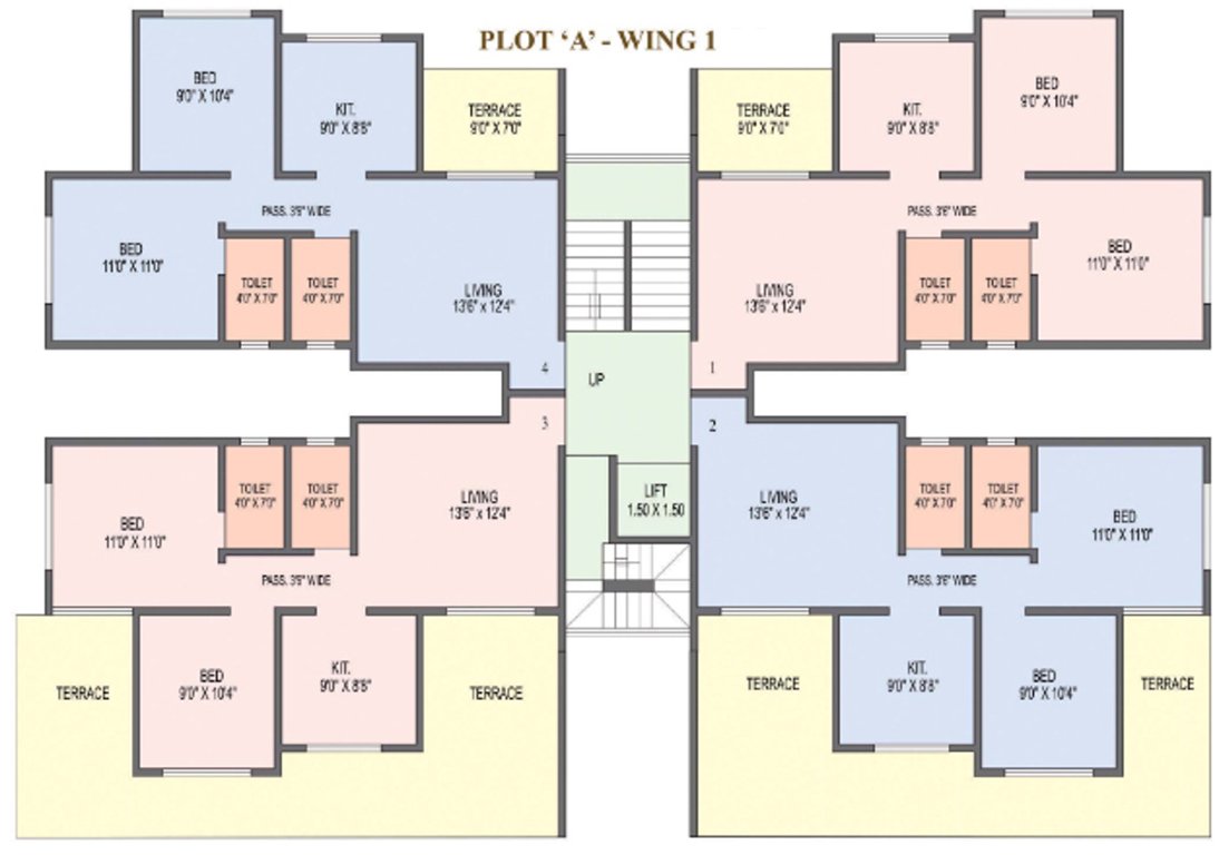 Images for Cluster Plan of SCGK Royal Castle Building 1 3 4 5