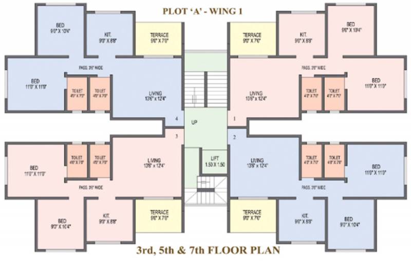 Images for Cluster Plan of SCGK Royal Castle Building 1 3 4 5
