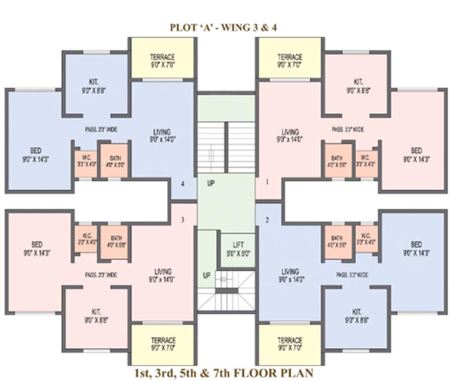 Images for Cluster Plan of SCGK Royal Castle Building 1 3 4 5