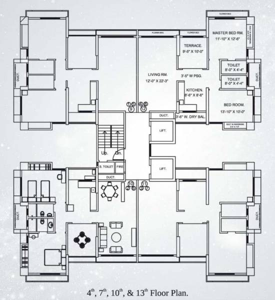  galaxy-tower-1 Galaxy Tower 1 Cluster Plan