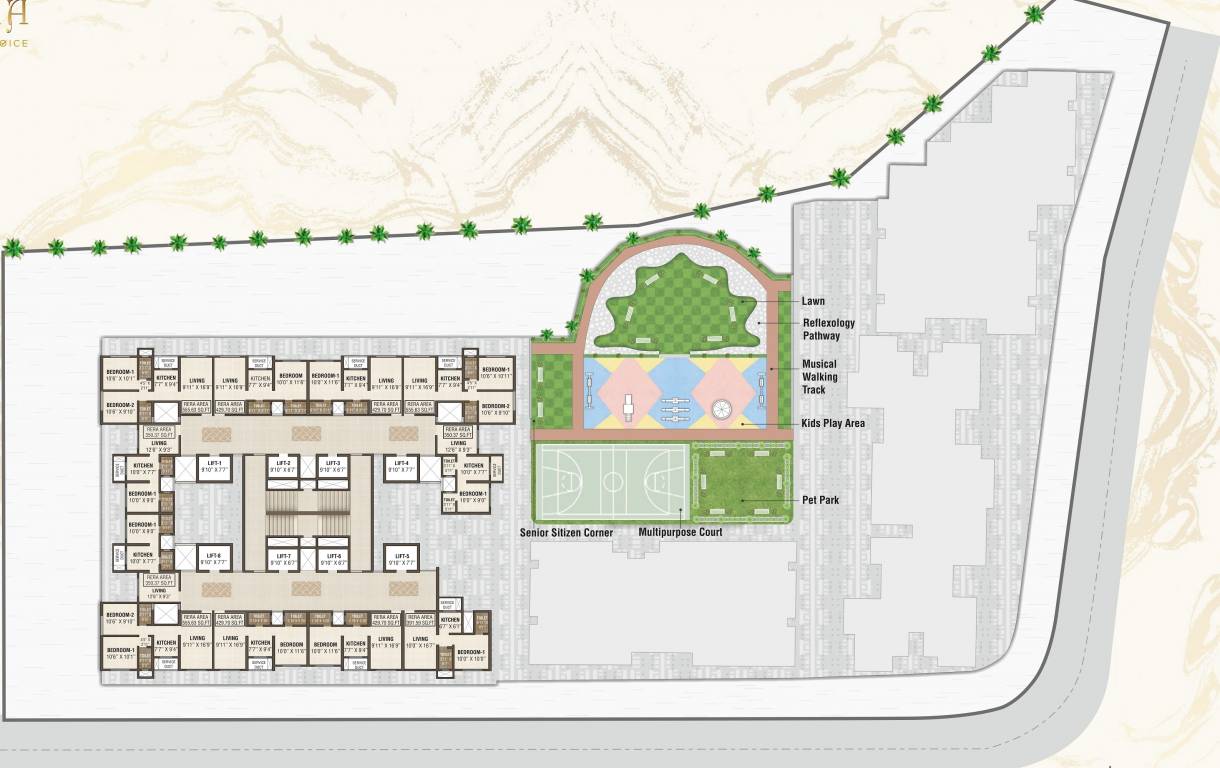  plaza wing b Master Plan