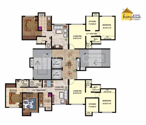 Images for Cluster Plan of Puraniks Builders Hometown Phase 2