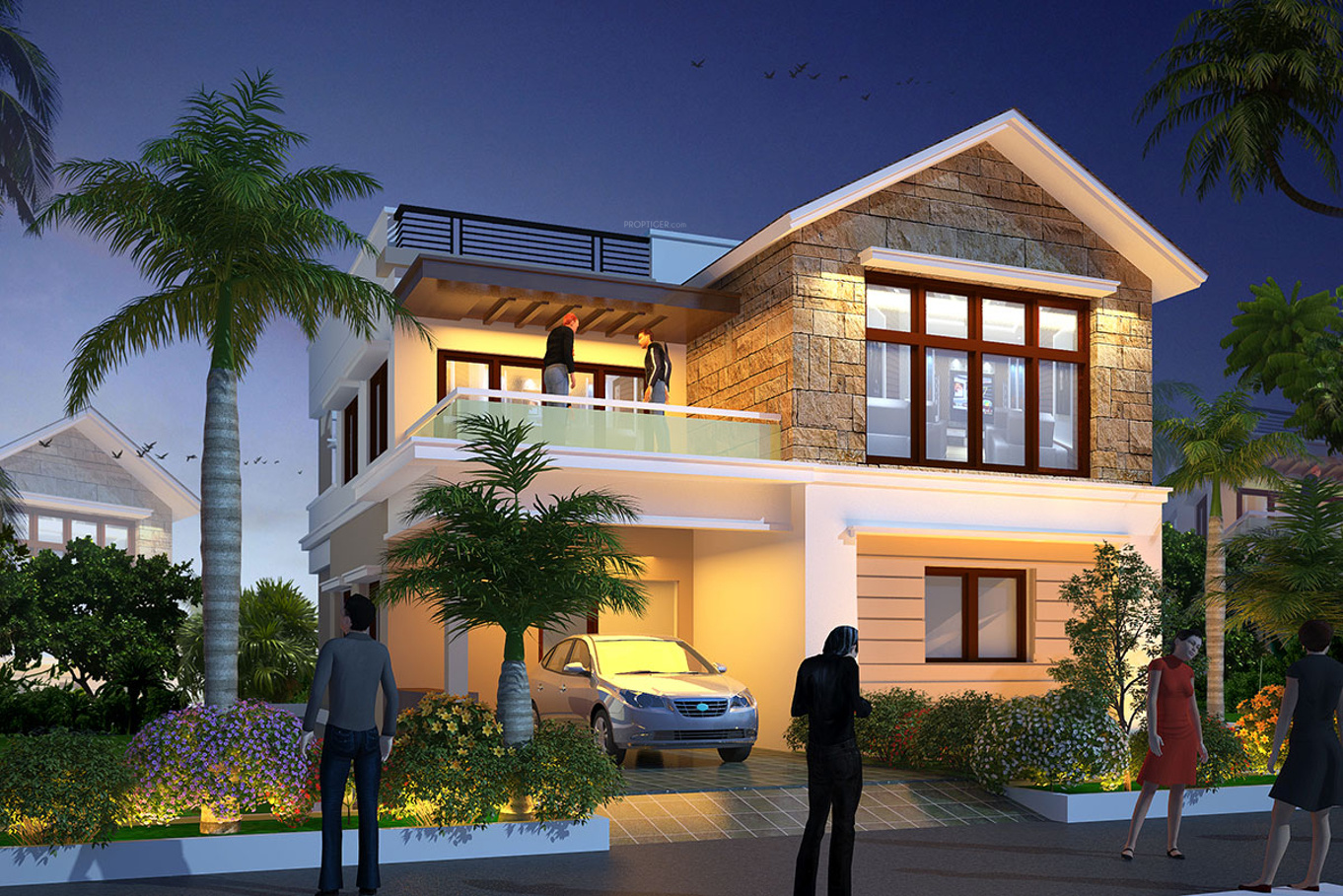 2553 sq ft 3 BHK 3T Villa for Sale in Subishi Developers 