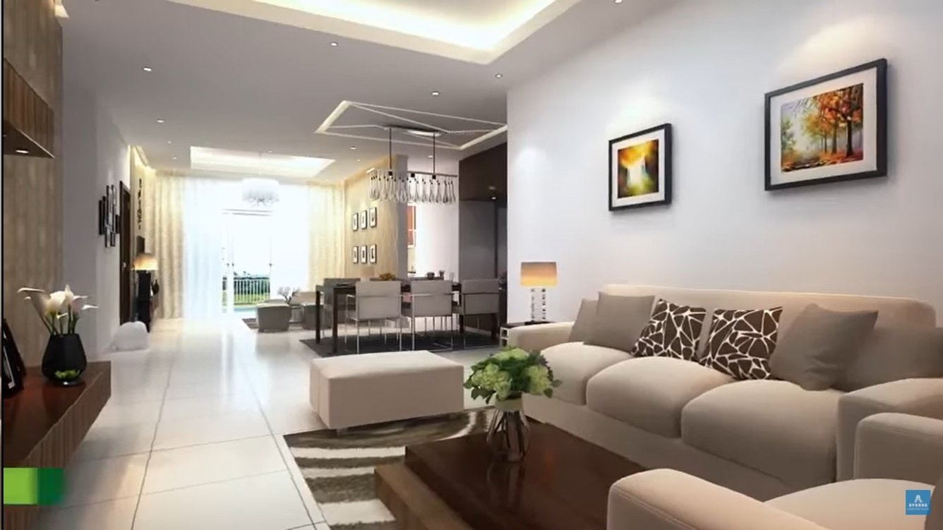  amaravati one Living Area