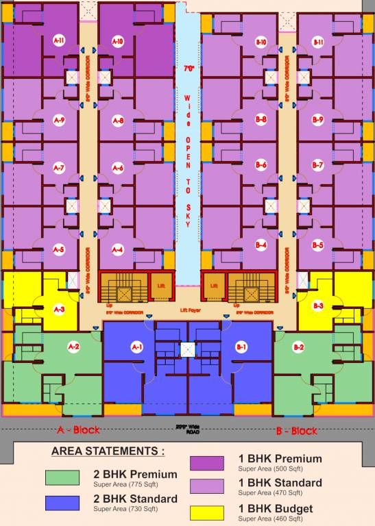 Images for Layout Plan of Kendriya Awas Yojna