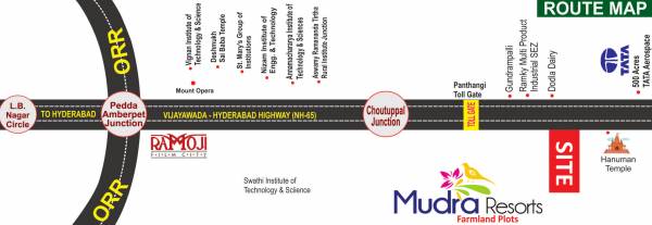 Images for Location Plan of Mudra Resorts And Farm Land