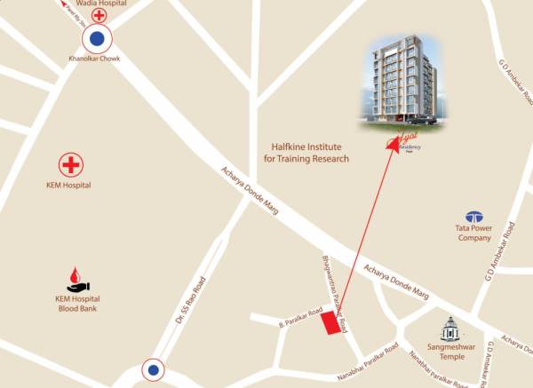  jyot-residency Location Plan