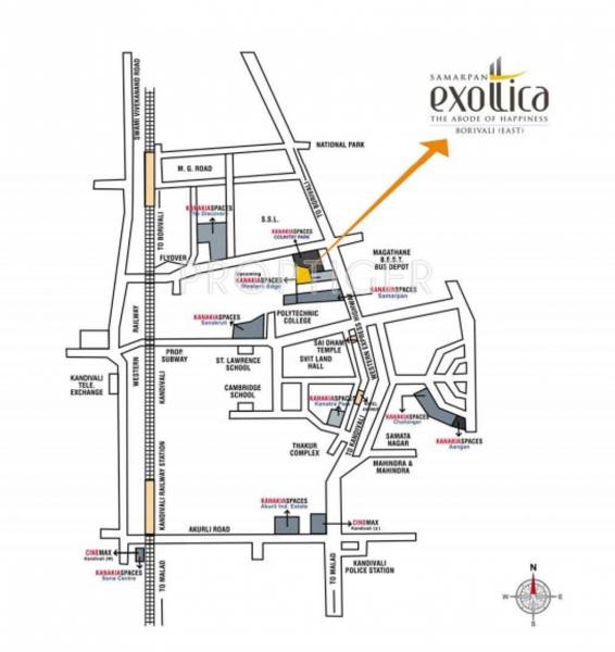 Images for Location Plan of Kanakia Spaces Realty Samarpan Exotica Images for Location Plan of Kanakia Spaces Realty Samarpan Exotica