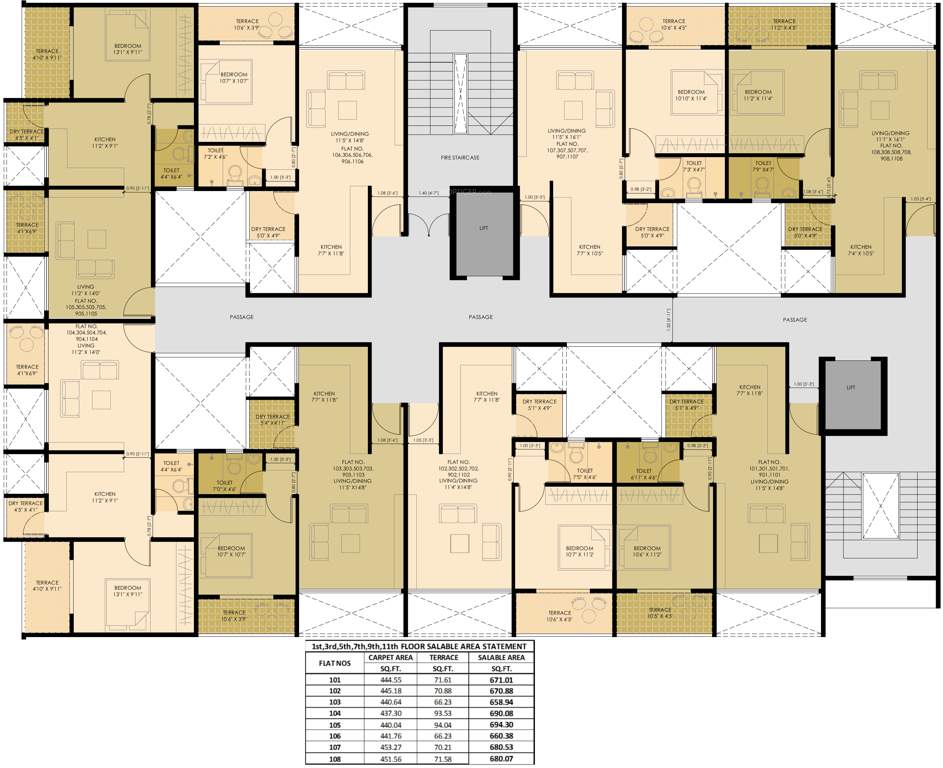 Images for Cluster Plan of Sarvesh Nakashtra Angan A