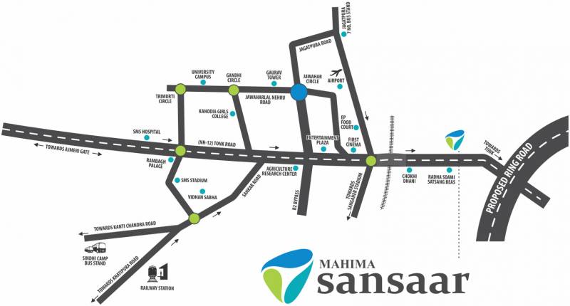  sansaar-phase-i Images for Location Plan of Mahima Sansaar Phase I