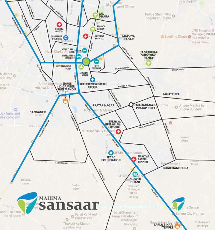 sansaar phase i Images for Location Plan of Mahima Sansaar Phase I