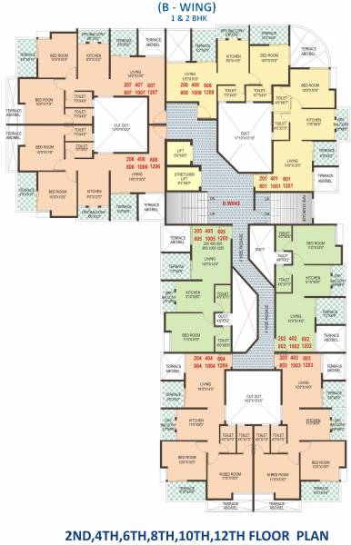 Images for Cluster Plan of Harpale Sky View Wing B