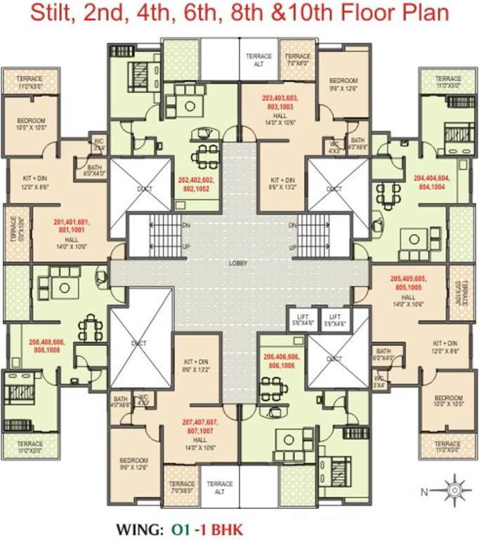 Images for Cluster Plan of Shree Sai Phase VI Buildings O1 And P1