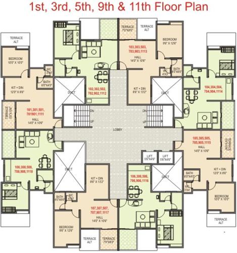 Images for Cluster Plan of Shree Sai Phase V M1 Building