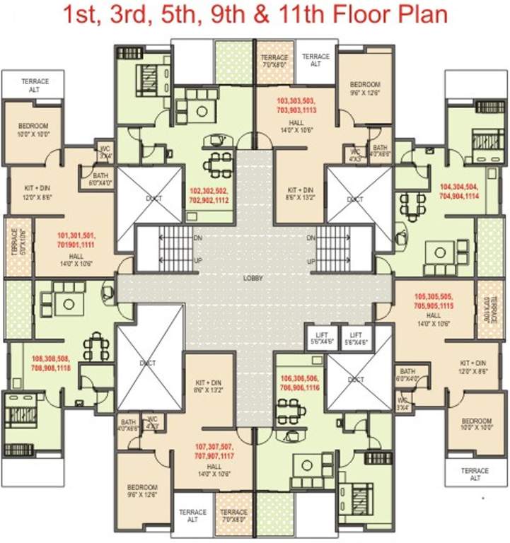 Images for Cluster Plan of Shree Sai Phase V M1 Building