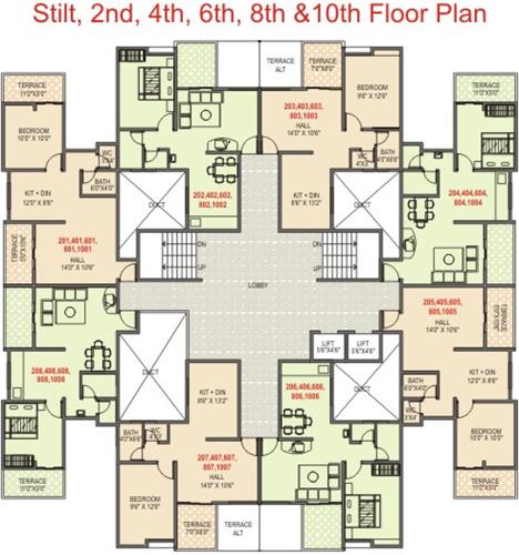 Images for Cluster Plan of Shree Sai Phase V M1 Building