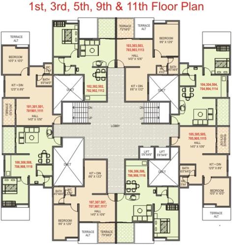 Images for Cluster Plan of Shree Sai Phase IV K1 And L1 Buildings