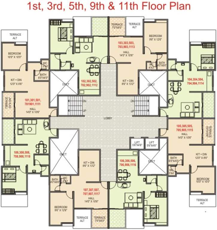 Images for Cluster Plan of Shree Sai Phase IV K1 And L1 Buildings